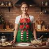 4PCS Stain-resistant Christmas Elf Aprons Waterproof Christmas-Themed Apron  Holiday