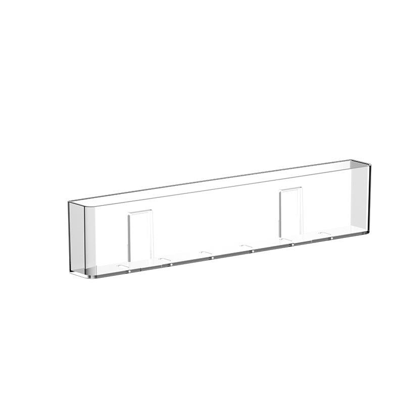Adhesive Wall-Mounted Transparent Children's Bookshelf