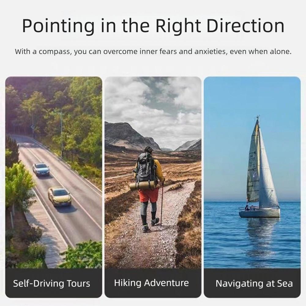 Multi-function Orienteering Navigation Transparent Surveying Ruler New Compass  Survival Gift