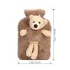 Hot Water Bag Multifunctional 1000ml Capacity Wide Mouth Cute Cartoon Hot Water Bottle for Homes