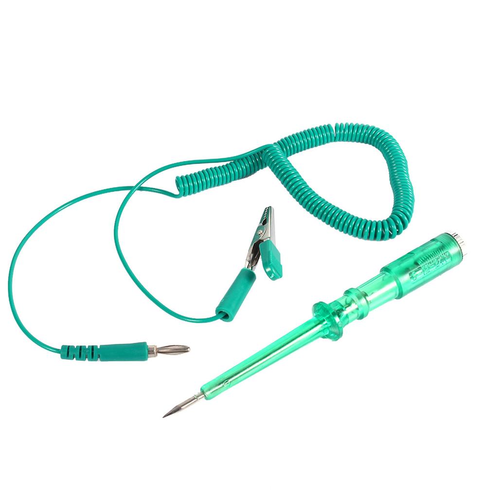 Auto Bil Kjøretøy Krets Tester DC 6V 12V 24V Pære Spenningstest Penn Blyant Grønn