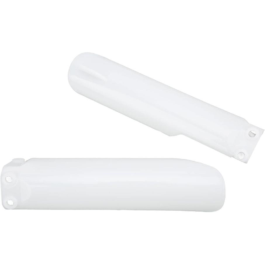 Front Fork Cover,Motocycle Fork Guard Protector White Front Shock Guard Cover Replacement for CR125 CR250 CE500 CRF450 CRF 250