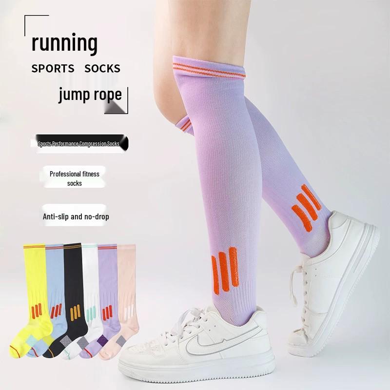 Women's Summer Fitness Compression Socks for Running, Jump Rope & Aerobics