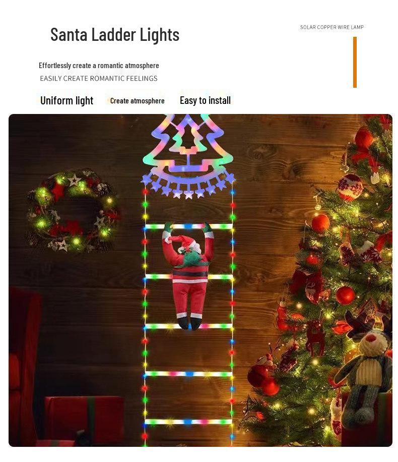 Santa Claus Climbing LED Stair Lights