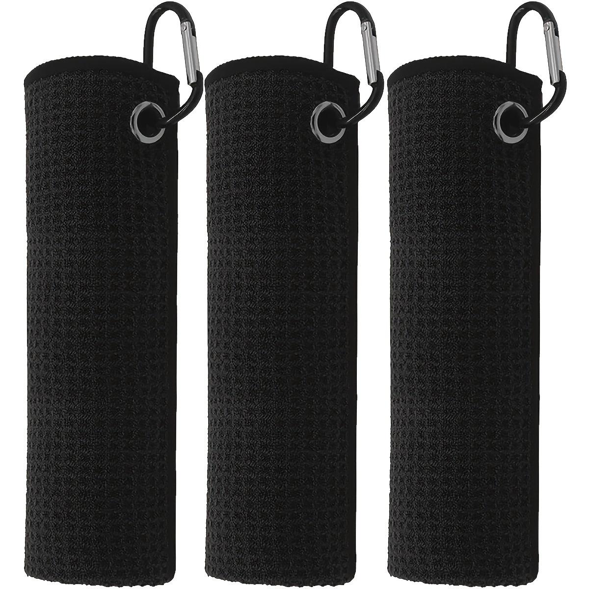 

3 Pack Golf Towels, 30cm*30cm,11.81in*11.81in, Microfiber Waffle Pattern Golf Towel-Contains Golf Towels in Three Colors of Blac чёрный