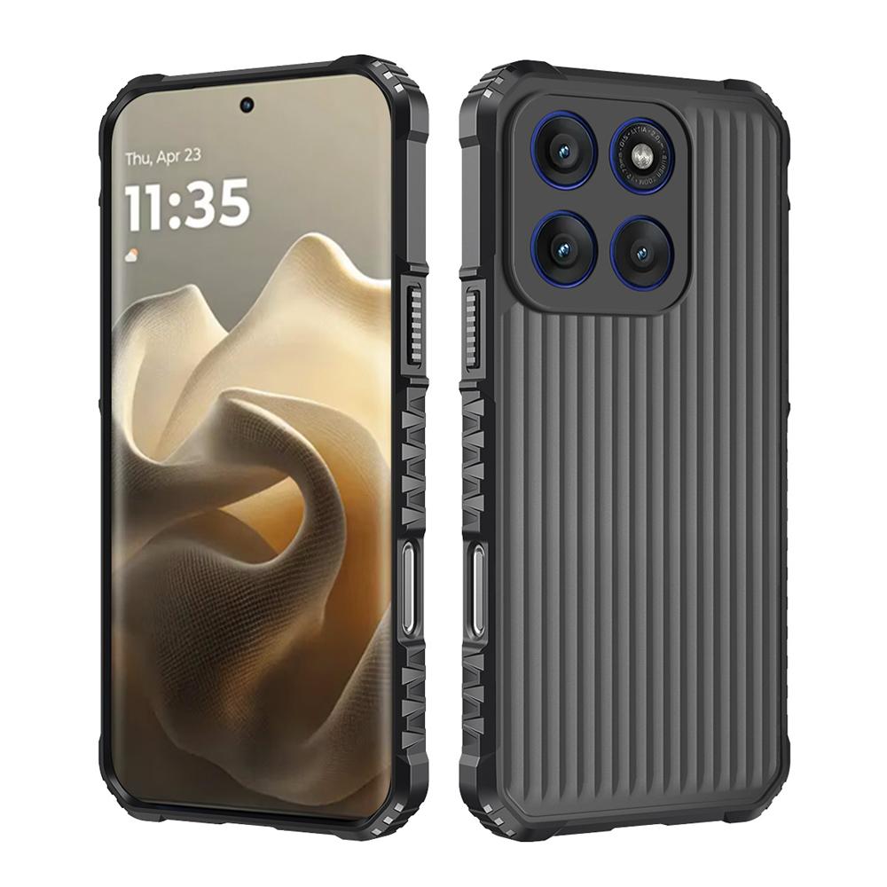 KEYSION Heavy Duty Shockproof Phone Case for Motorola Edge 50 60 Pro 5G Translucent Matte Back Cover for MOTO Edge 60 50 Fusion