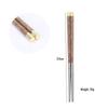 Zhishi Chinese Style Red Sandalwood Wenge Wood Chopsticks