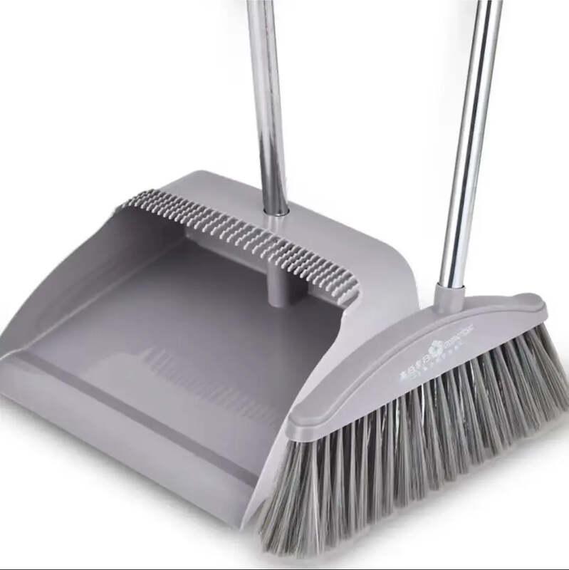 Thickened Rubber Dustpan & Broom Set