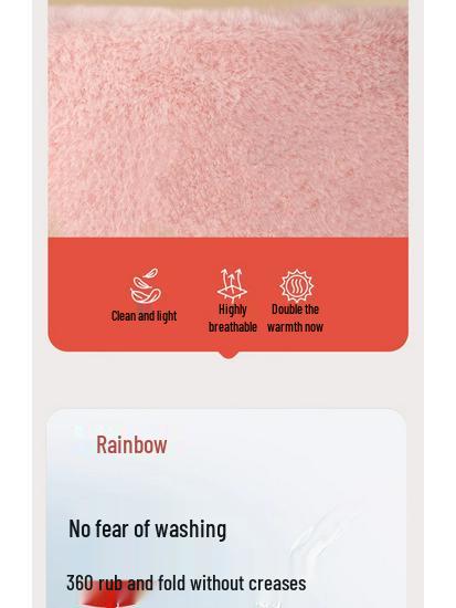 Rainbow Electric Heating Hand Warmer & Hot Water Bottle - Portable and Explosion-Proof