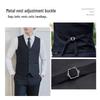 Unisex Metalowa Japońska Klamra Trójstopniowa do Regulacji Garniturów i Ogrodniczek