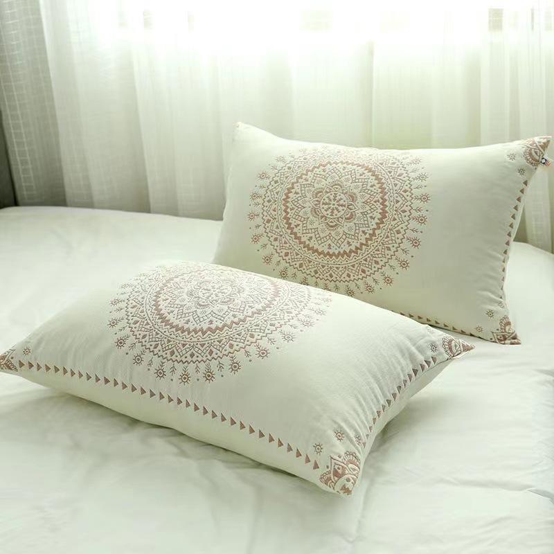 New Muslin Blanket Bed Sofa Travel Breathable Chic Mandala Big Soft Blanket
