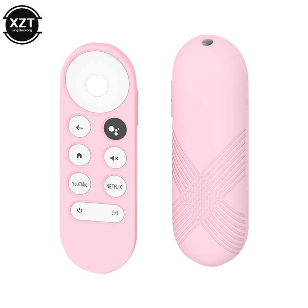 NEWEST Non-slip Soft Silicone Case For Chromecast Remote Control Protective Cover Shell for Google TV 2020 Voice Remote Control