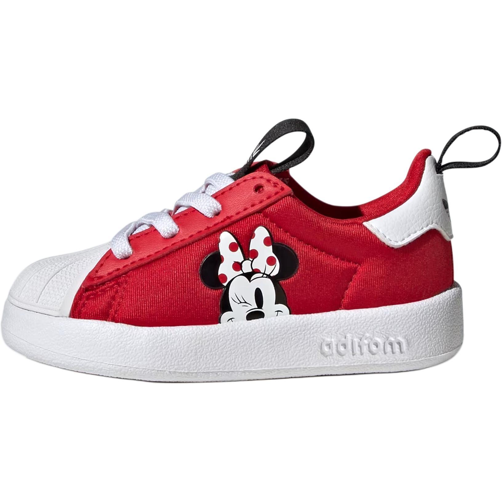 (TD) adidas x Disney Pixar Adifom Superstar 360 Red White Black Baby JH5180 EU 24