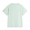 Li Ning Série Estilo de Vida Esportivo Camiseta de Manga Curta Solta Versátil Confortável Respirável Gola Redonda com Letras Estampadas Feminina AHSU336-2