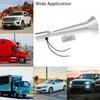 180dB Super Loud Zinc Alloy 12 / 24V Single Tube Air Horn for Trucks Buses Boat Trains Etc, Wear-resistant Whistle Horn