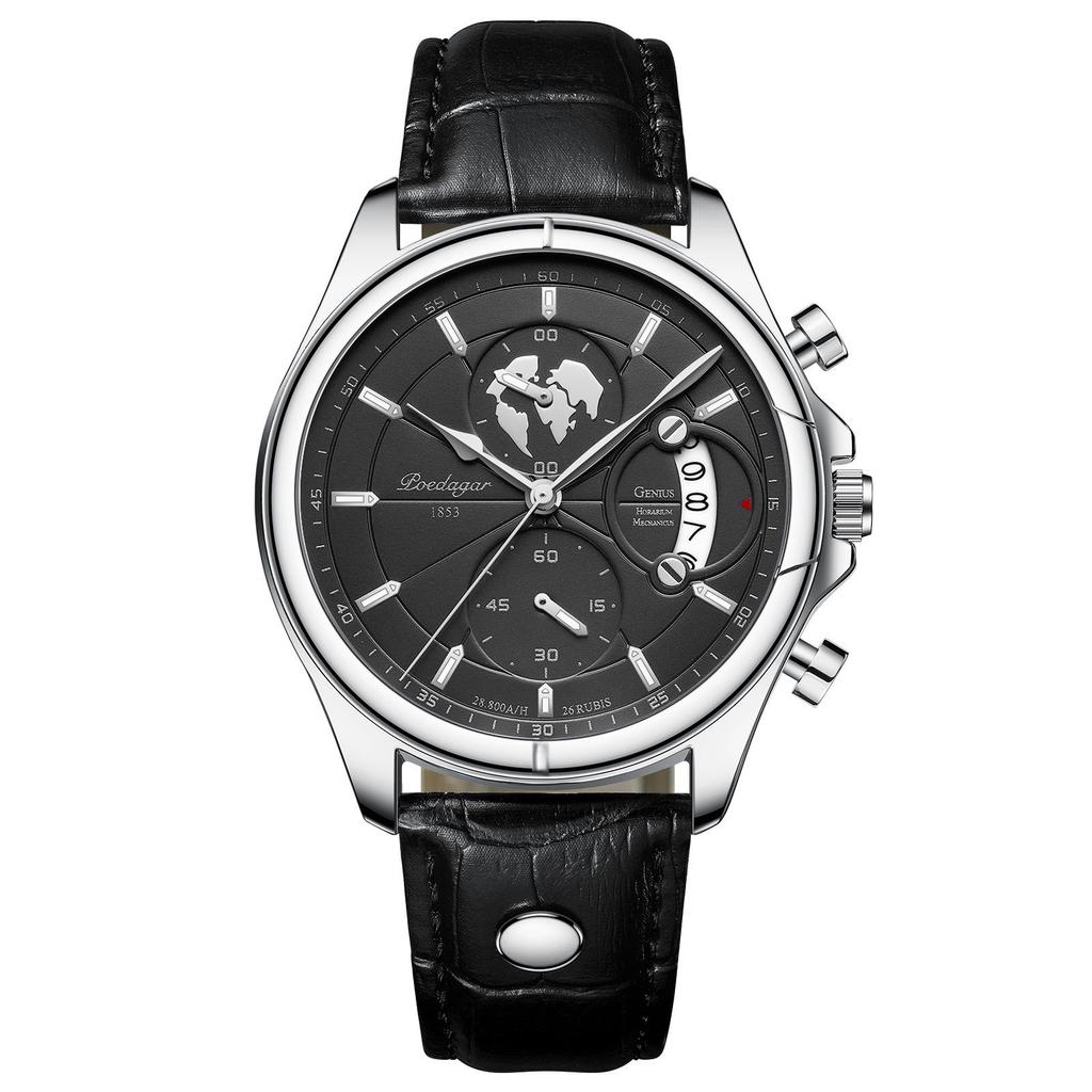 Swiss Waterproof Multifunctional Luminous Men's Fashion Wristwatch