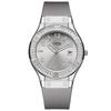 Minimalistische Silikonuhr für Damen mit Kalenderfunktion, wasserdichtes Quarzwerk
