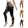 2025 European Women's Halloween Dark Style Patterned Fitness Base Layer Pants