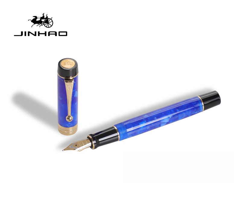 

Jinhao 100 Столітня смоляна пір яна ручка EF/F/M/Вигнутий стрижень Золотий затискач Конвертер Багатоколірне письмо Подарункові ручки Для найкращої канцелярії Extra Fine 0.38mm