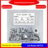 580-Piece Stainless Steel Flat Washer Set M2-M12, Anti-Slip