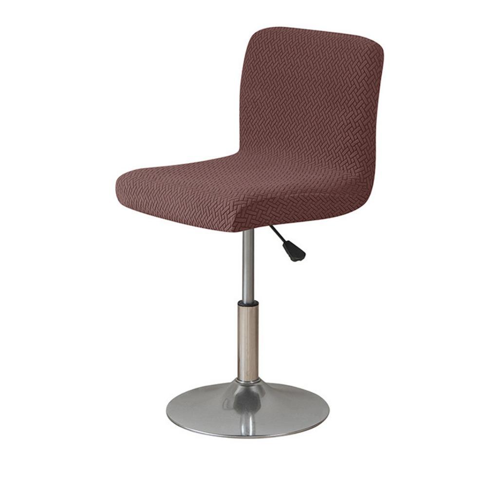 Stretchable Restaurant Stool Cover Jacquard Pattern Dining Chair Cover  for Dining Room
