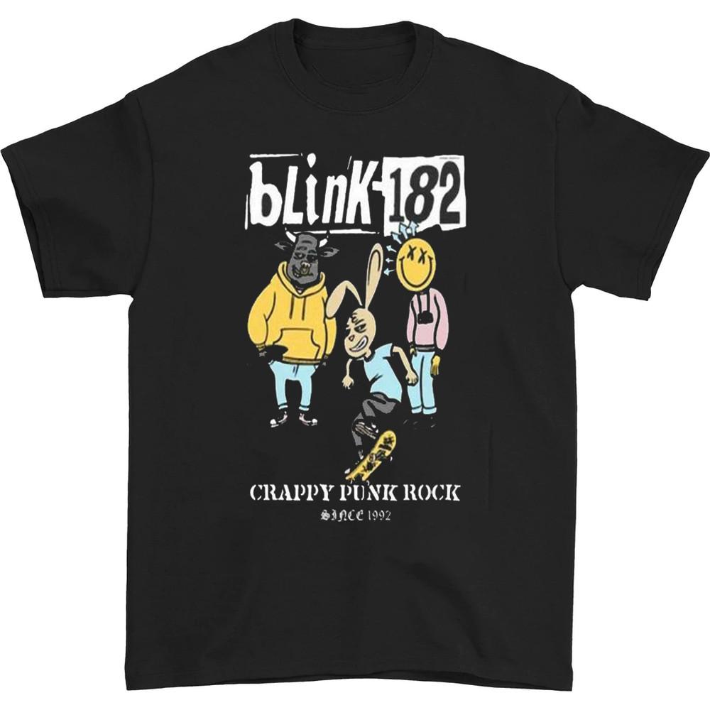 

Blink-182 band since 1992 T-shirt Black Short Sleeve All Sizes JJ5244 4XL