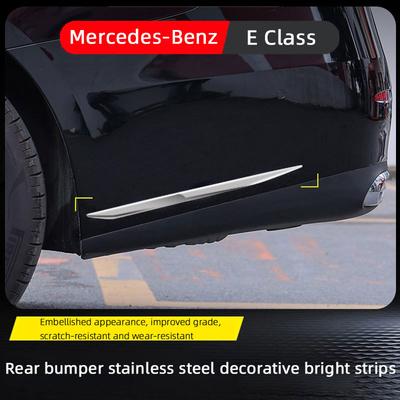 For Mercedes Benz E Class W214 2024 2025 Sport Style Sticker On The Rear Bumper, Body Trim Strips, Protective Decorative Trim