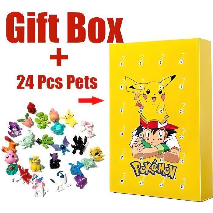 Calendrier De L'avent 2024 Noël 24 Figurines Pokémon Pikachu Cadeau Fille Garçon original