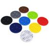 3PCS Silicone Coasters Round Heat Resistant Rubber Tea Cup Mat Table Mat Drink Coffee Mug Glass Beverage Holder Pad Decor