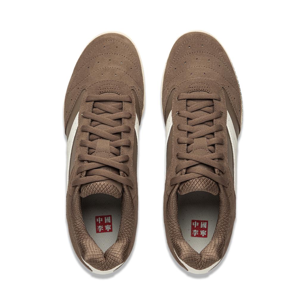 New LiNing Table Tennis Series Table Tennis Shoes Unisex Low top Cocoa Khaki AZGU151-11