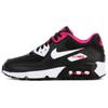 Air Max 90 Mesh GS Kids Sneakers Black White-Vivid-Pink 833340-002