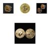 Bitcoin Promotional Commemorative Coin With Metal Material And Acrylic Display Box For Business Gifting