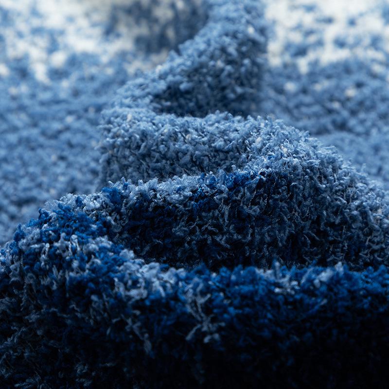 New Gradient Sweater Men's Gradient Round Neck Sweater Round Neck Sweater Men's Jacket Men's Sweater Men's Autumn and Winter