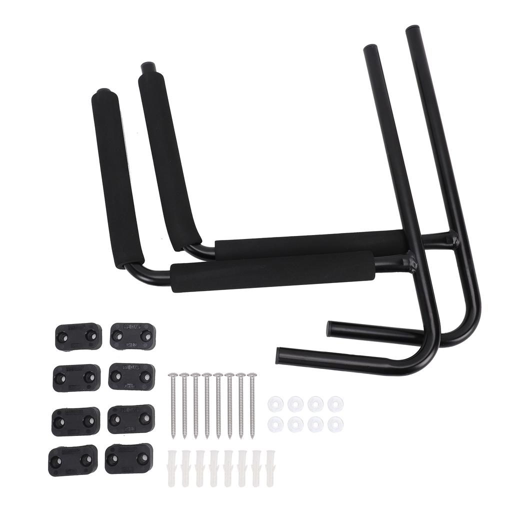 2pcs Kayak Storage Rack Wall Mount Kayak Hooks for Garage Utility Storage Hangers for Canoe Surfboard Ladders