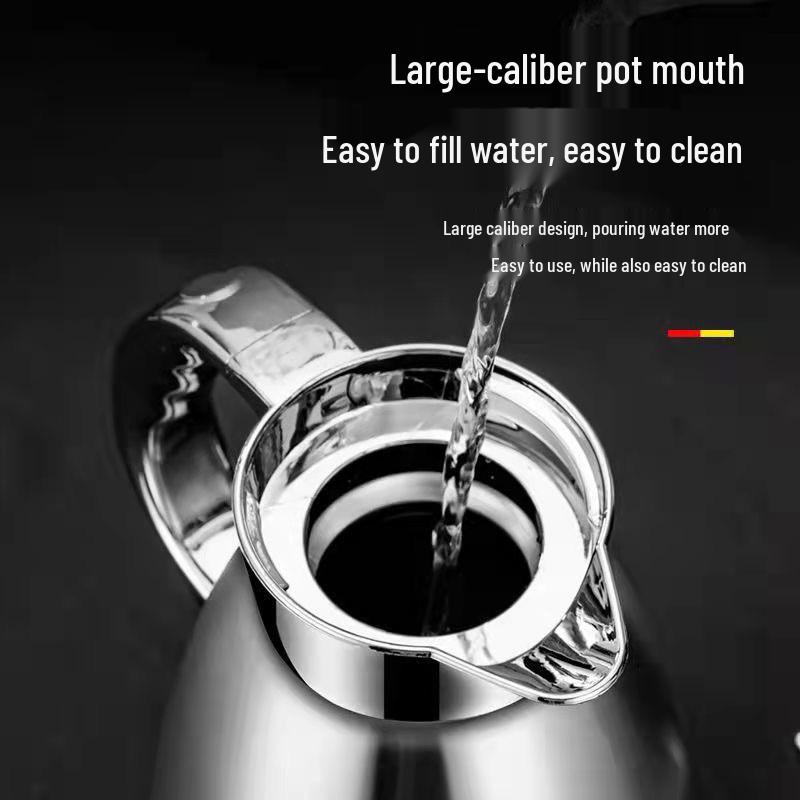 Thickened 304 Stainless Steel Insulated Thermos Flask - Large Capacity Vacuum Hot Water Bottle for Home Use
