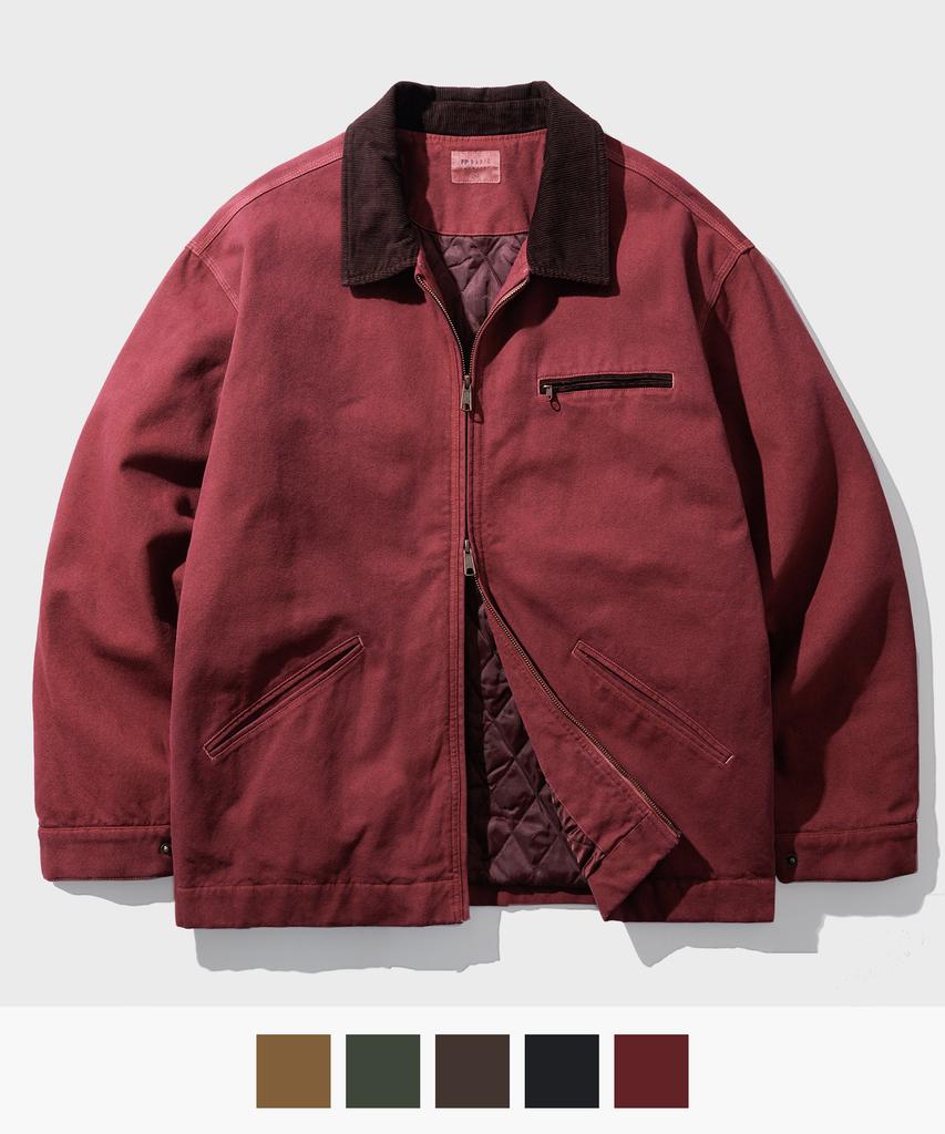 Fp142 Pigment Chore Jacket Red Sjot1479
