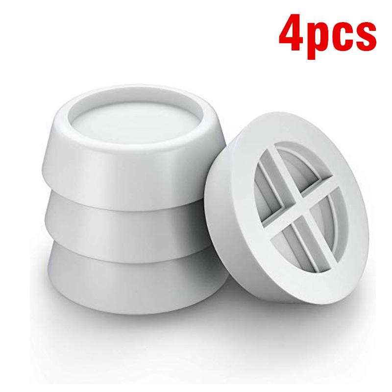 4Pcs Washing Machine Anti Vibration Pads Rubber Feet Legs Mat Anti-vibration Pad Universal Noise-reducing Leg Base designed for Furniture