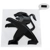 OQUP8 ABS 3D Löwenemblem Fronthaube Heckklappe Abzeichen für Peugeot 2008 3008 2021 2022 2023 Autoaufkleber Decals Styling Zubehör