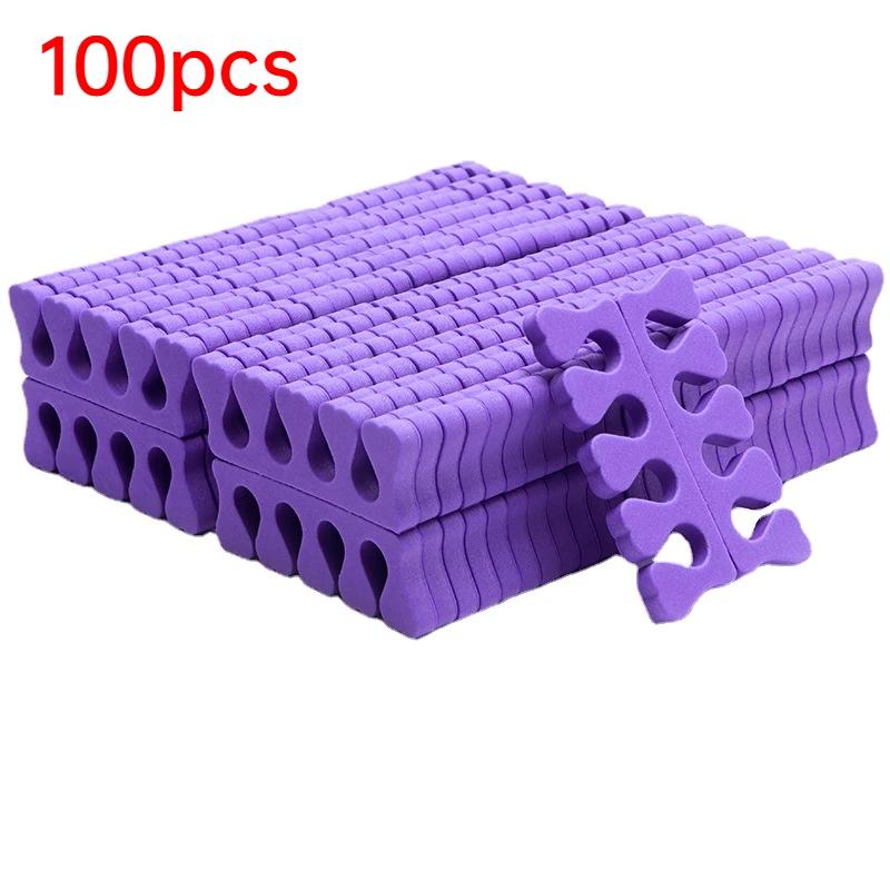 40/100PCS Nail Art Toe Separators Fingers Foots Sponge Soft UV Gel Polish Beauty Tools Manicure Pedicure Pack Nail Kits