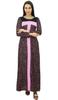 Bimba Women's Long Sleeve Winter Wear Maxi Dress Rayon