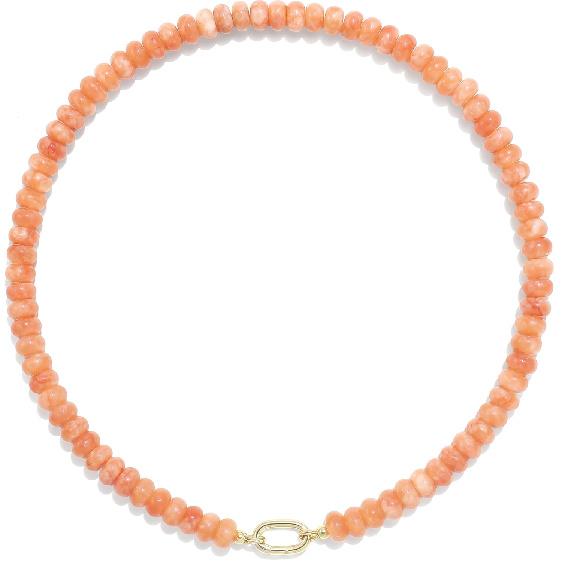 Beaded Gemstone Necklaces for Women Bohemian Colored Choker Natural Stone Bead Summer Beach Handmade Jewelry Necklace