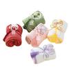 New embroidery fringed coral fleece no hair towel bridesmaid high-end embroidery towel practical small