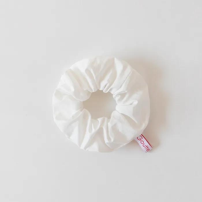 Cotton Scrunchies, White