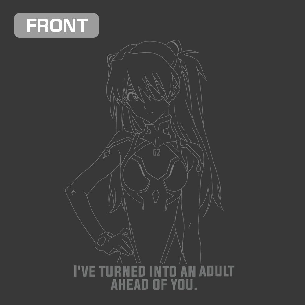 COSPA EVANGELION Shikinami Asuka Langley Line Art SUMI Medium [Official] T-Shirt