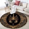 Spider & Scorpion pattern round rug,Carpet Rug for Living Room Bedroom Playroom ,Non-slip Floor Mat,Holiday Gifts and Birthday Gifts.