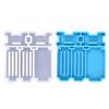 Epoxy Crystal Valentines Day Geometric Splicing Storage Box Mold Silicone Resin Mold for DIY Craft Jewelry Storage