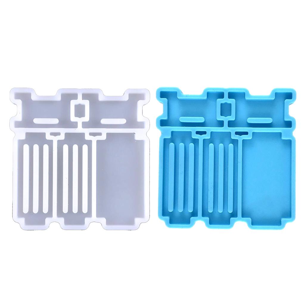 Epoxy Crystal Valentines Day Geometric Splicing Storage Box Mold Silicone Resin Mold for DIY Craft Jewelry Storage