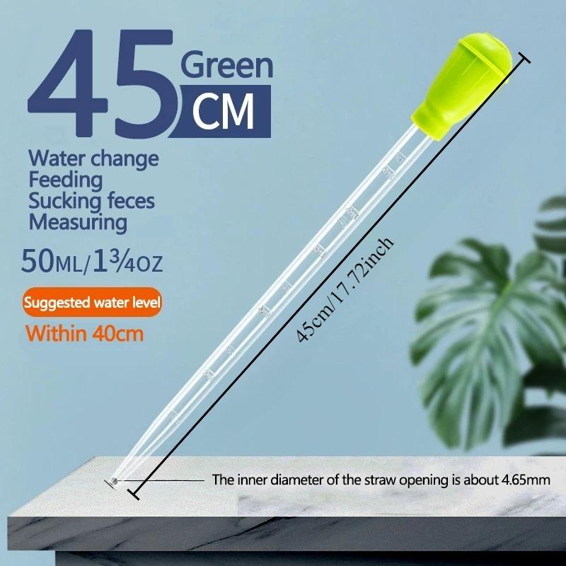Fish Tank Urinal Mini Water Changer Mini Suction Pipe Water Changer Mini Cleaning and Cleaning Supplies Aquarium Cleaner