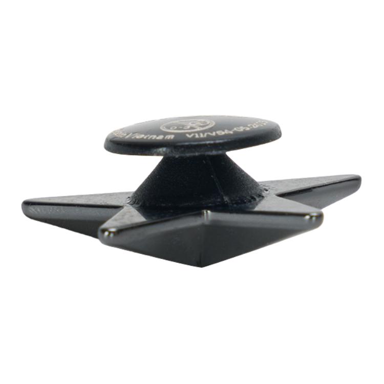 Crocs Star Design Zinc Alloy Shoes Unisex Footwear Black 10015561
