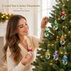 7pcs Xmas Tree Christmas Tree Ornaments Glass Ball Crystal Angel Hanging Decor  Winter Party